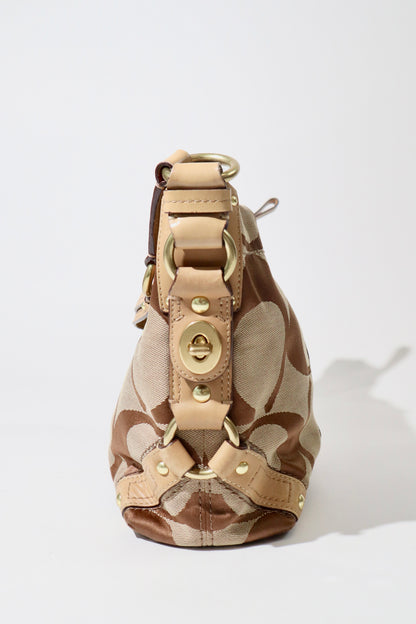 Coach Signature Mini Carly Bag mit roten Lederdetails - 1867