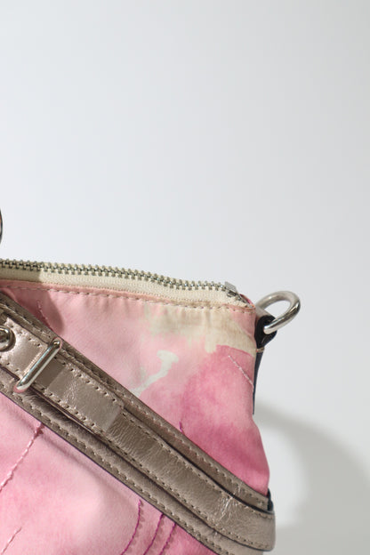 Coach Madeline Mini Tote in Braun mit goldfarbenem Drehverschluss – F12463