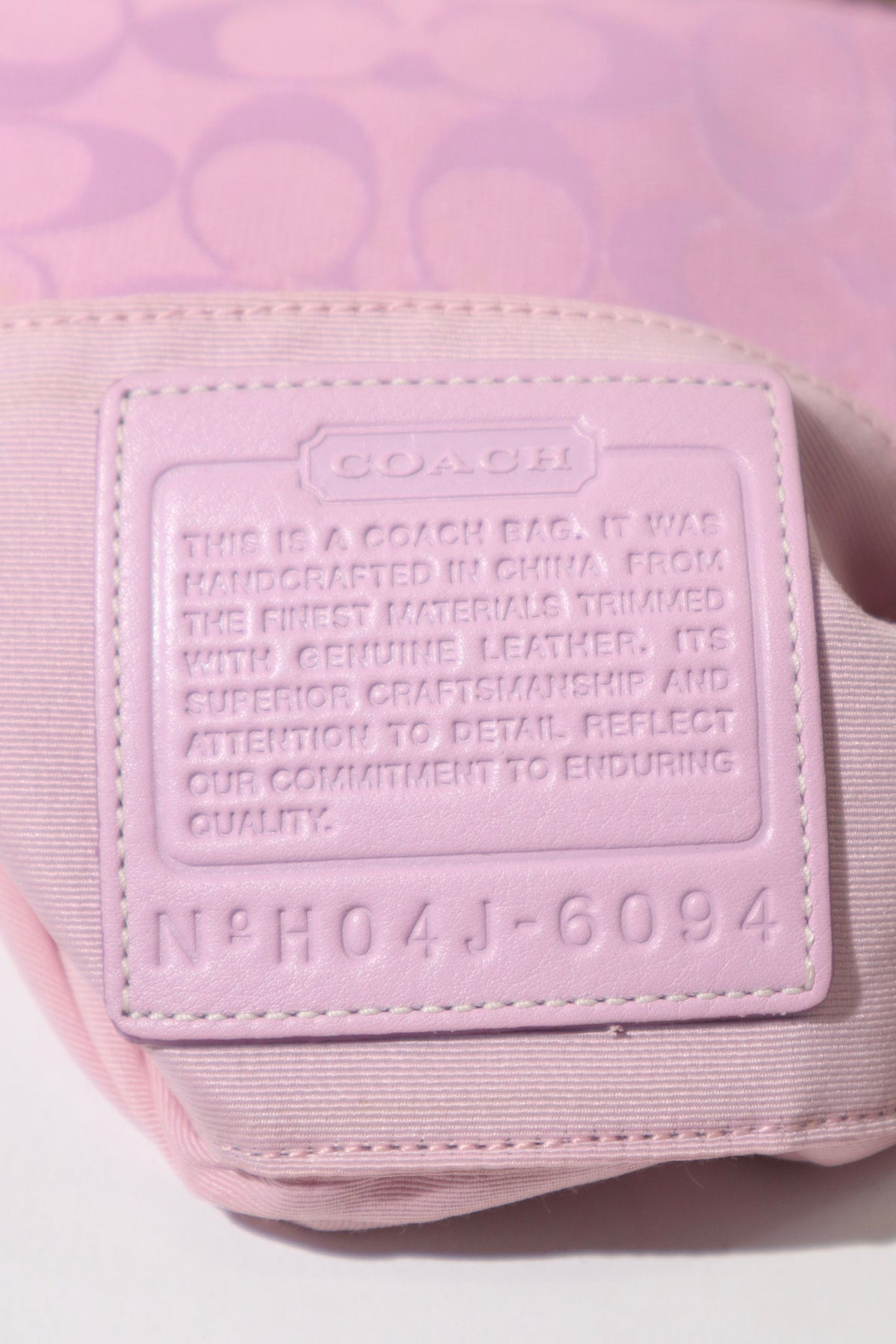 Coach Vintage 2004 Y2K Mini Pouch in Pink 6094 (Rare Find)