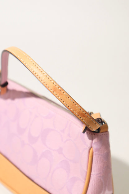 Coach Vintage 2004 Y2K Mini Pouch in Pink 6094 (Rare Find)
