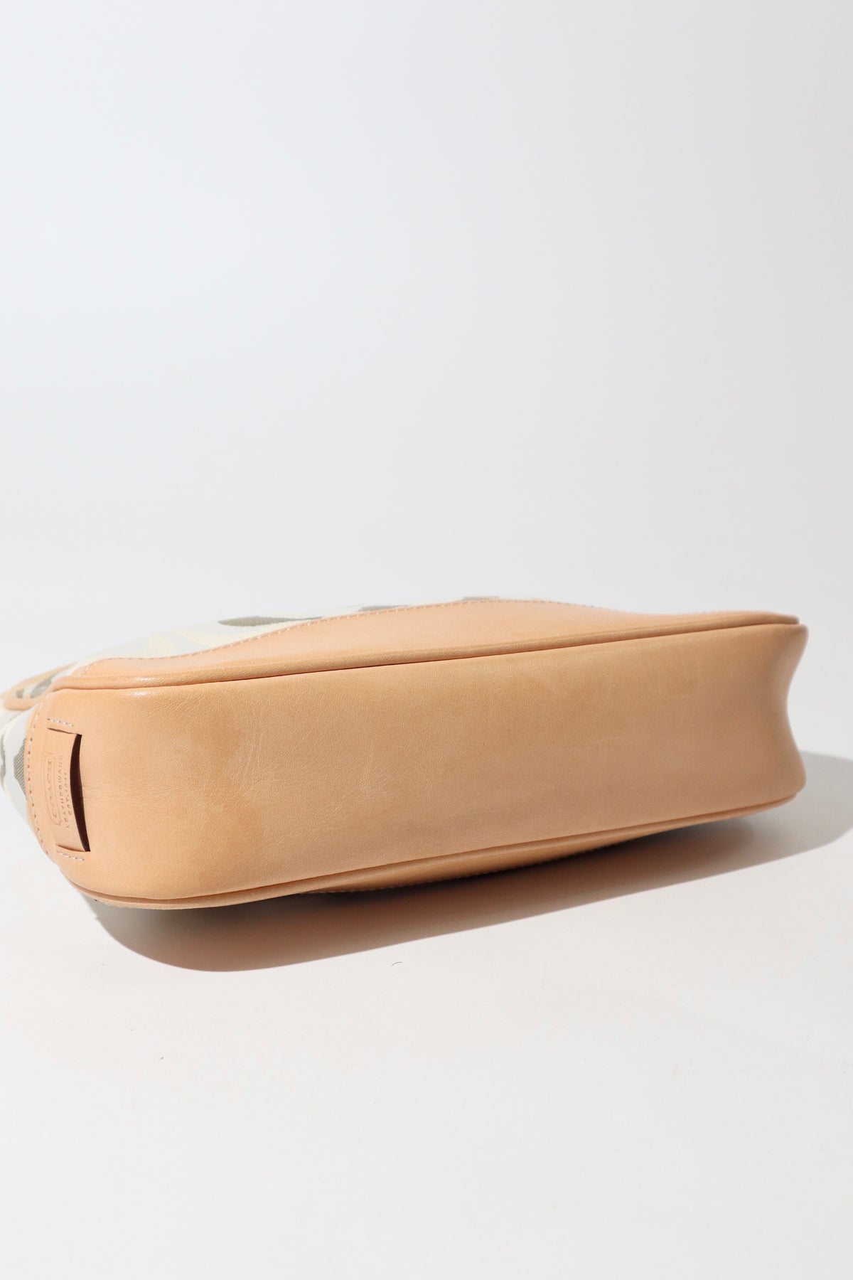Coach Vintage 2003 Optic Y2K Mini Pouch in White/Green (Rare Find)