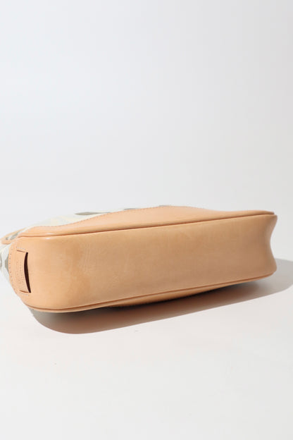 Coach Vintage 2003 Optic Y2K Mini Pouch in White/Green (Rare Find)