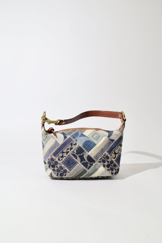 Vintage Coach 41461 Denim Patchwork Pouch Shoulder Bag – Rare Find