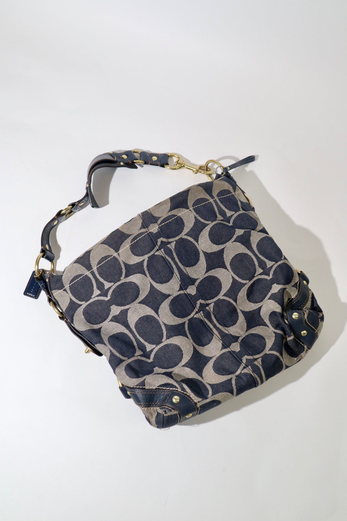 Coach Carly Large Denim Signature C Hobo Bag – Style 12577 | Vintage Y2K