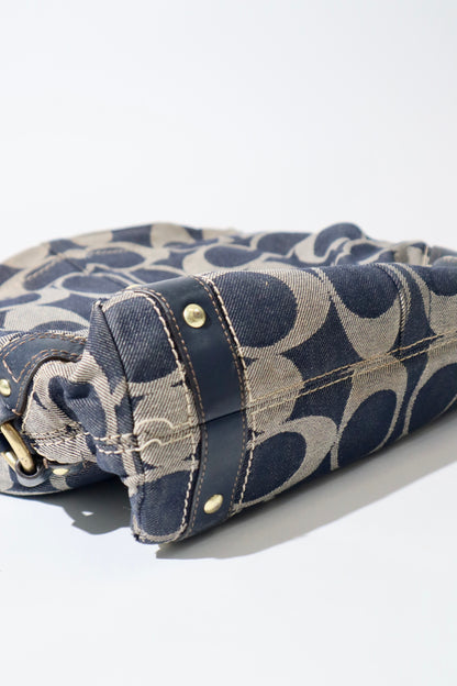 Coach Carly Large Denim Signature C Hobo Bag – Style 12577 | Vintage Y2K