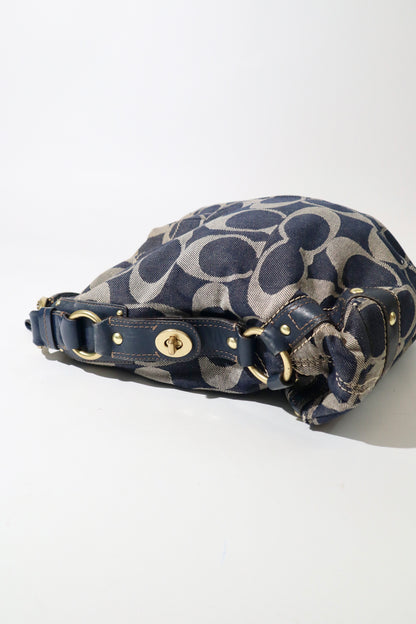 Coach Carly Large Denim Signature C Hobo Bag – Style 12577 | Vintage Y2K