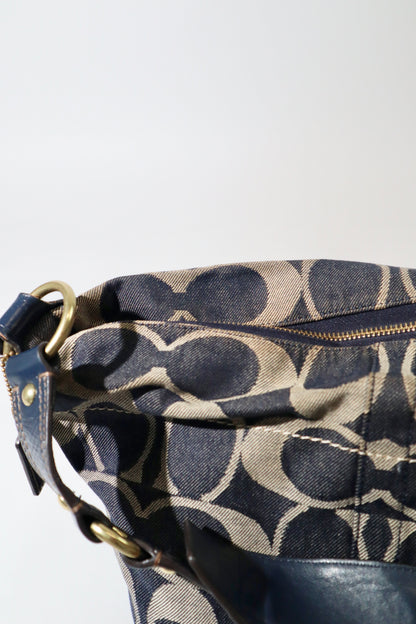 Coach Carly Large Denim Signature C Hobo Bag – Style 12577 | Vintage Y2K