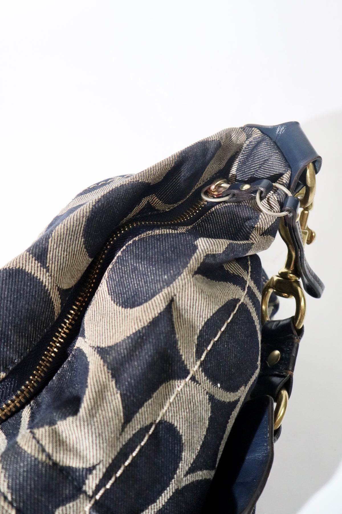 Coach Carly Large Denim Signature C Hobo Bag – Style 12577 | Vintage Y2K