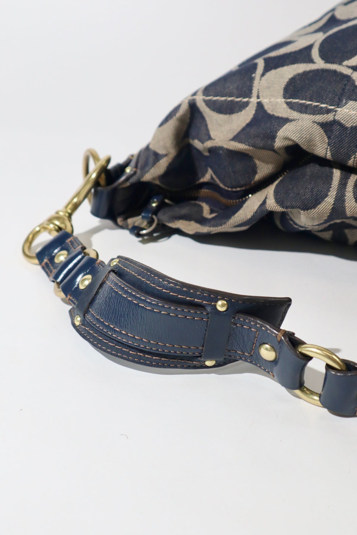 Coach Carly Large Denim Signature C Hobo Bag – Style 12577 | Vintage Y2K