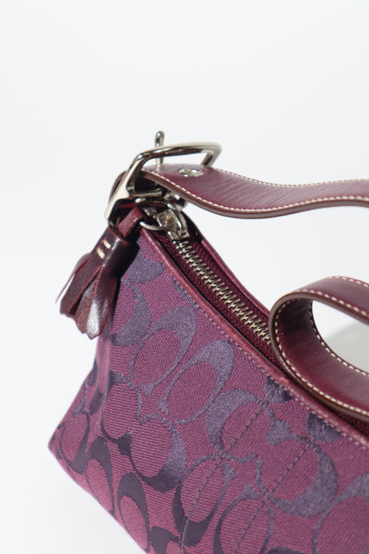 Coach Vintage Baguette Shoulder Bag in Purple