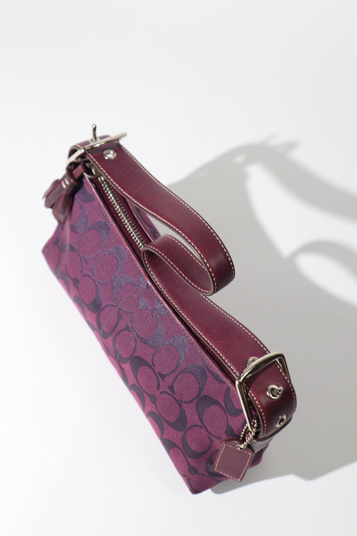 Coach Vintage Baguette Shoulder Bag in Purple