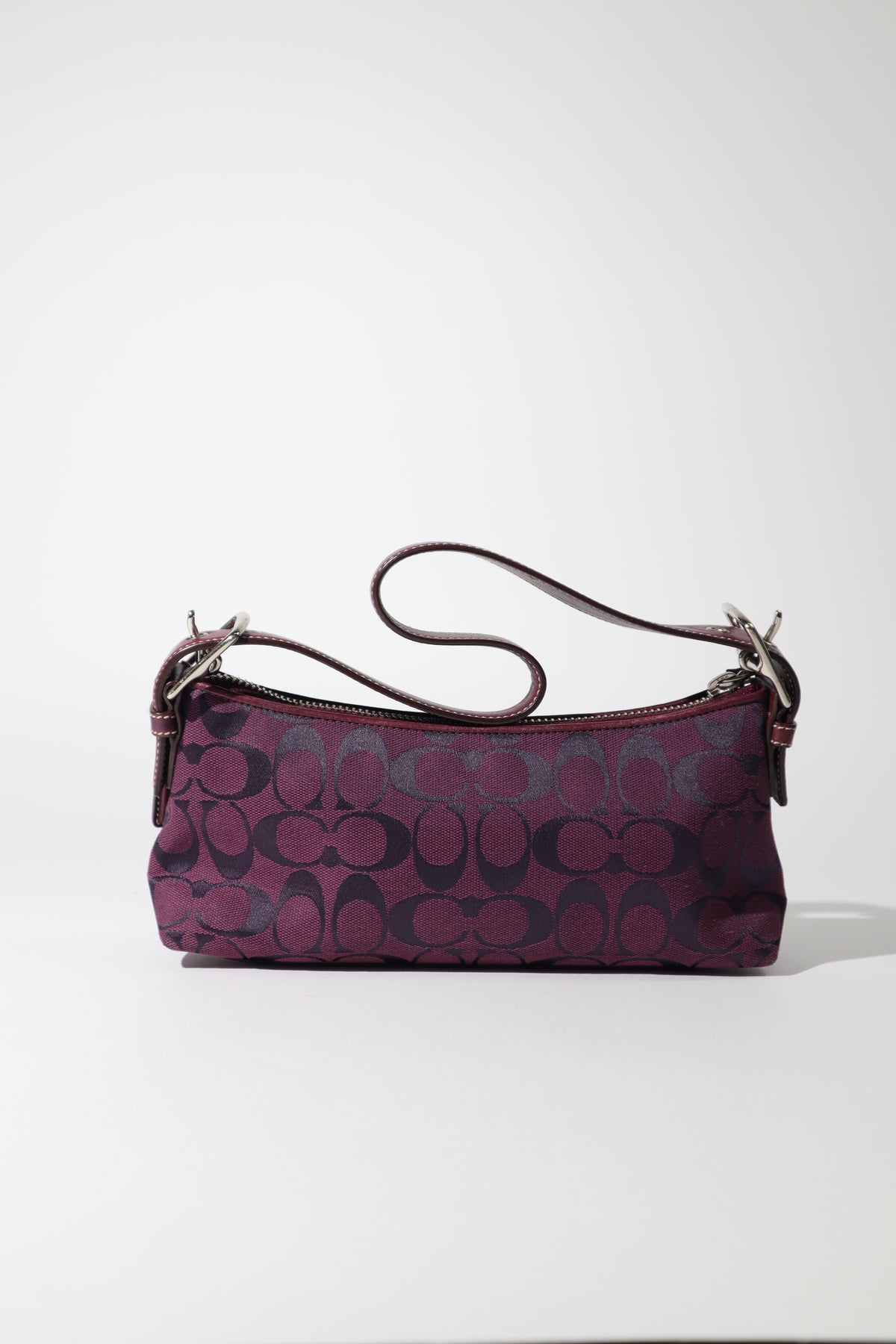 Coach Vintage Baguette Shoulder Bag in Purple