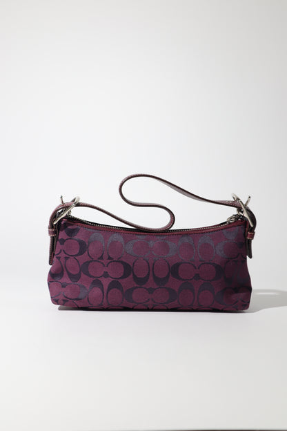 Coach Vintage Baguette Shoulder Bag in Purple