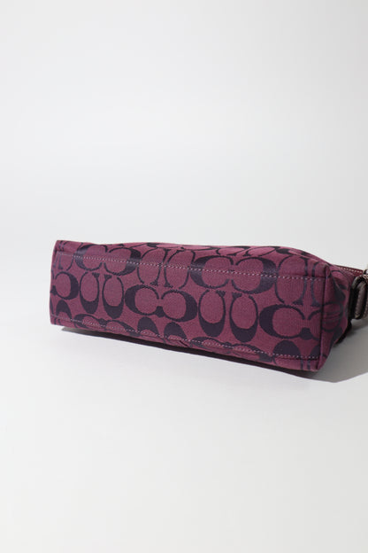 Coach Vintage Baguette Shoulder Bag in Purple