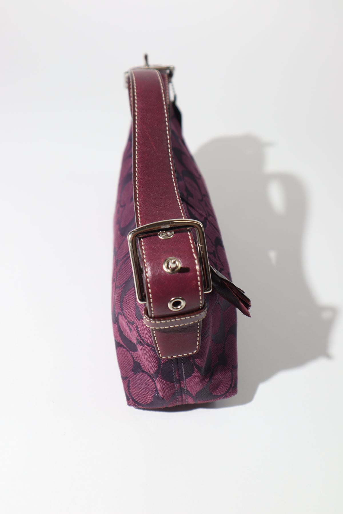 Coach Vintage Baguette Shoulder Bag in Purple