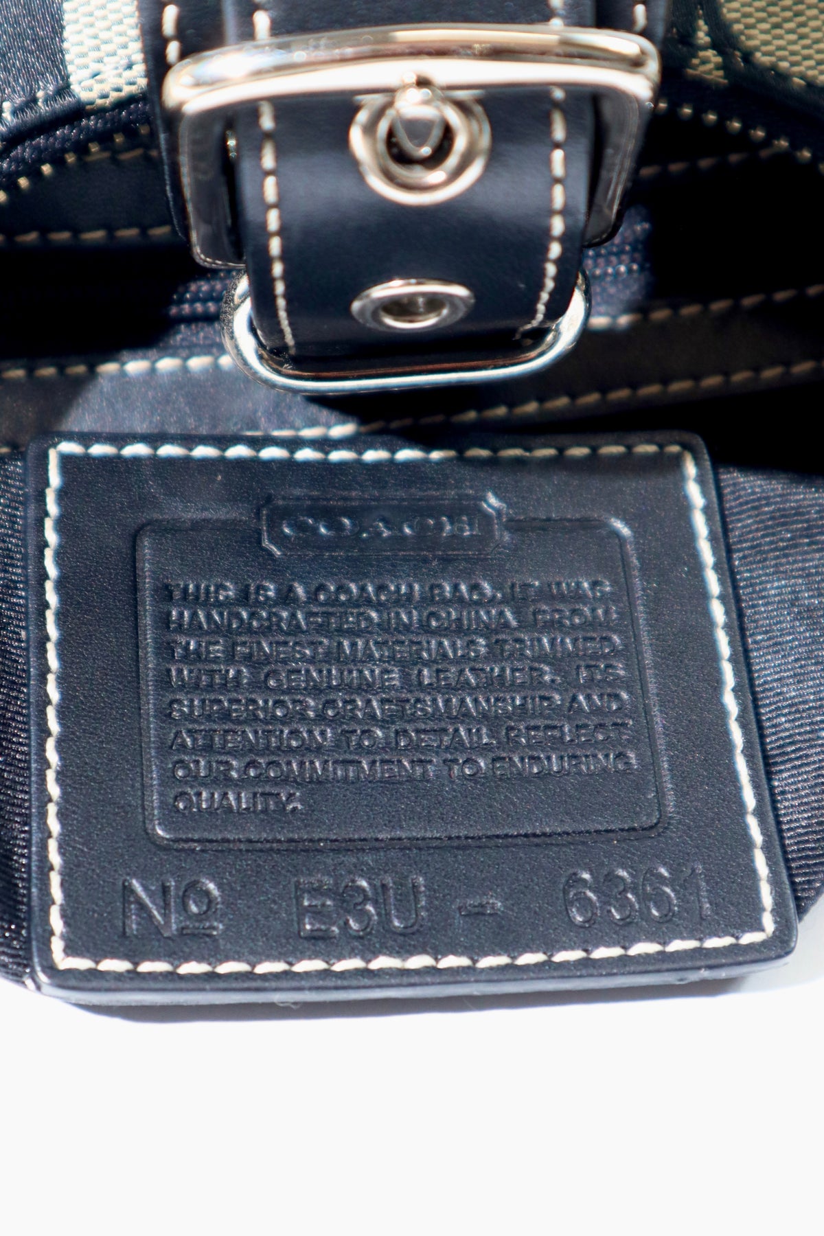 Vintage Coach Demi Soho Crescent Shoulder Bag, style 6361