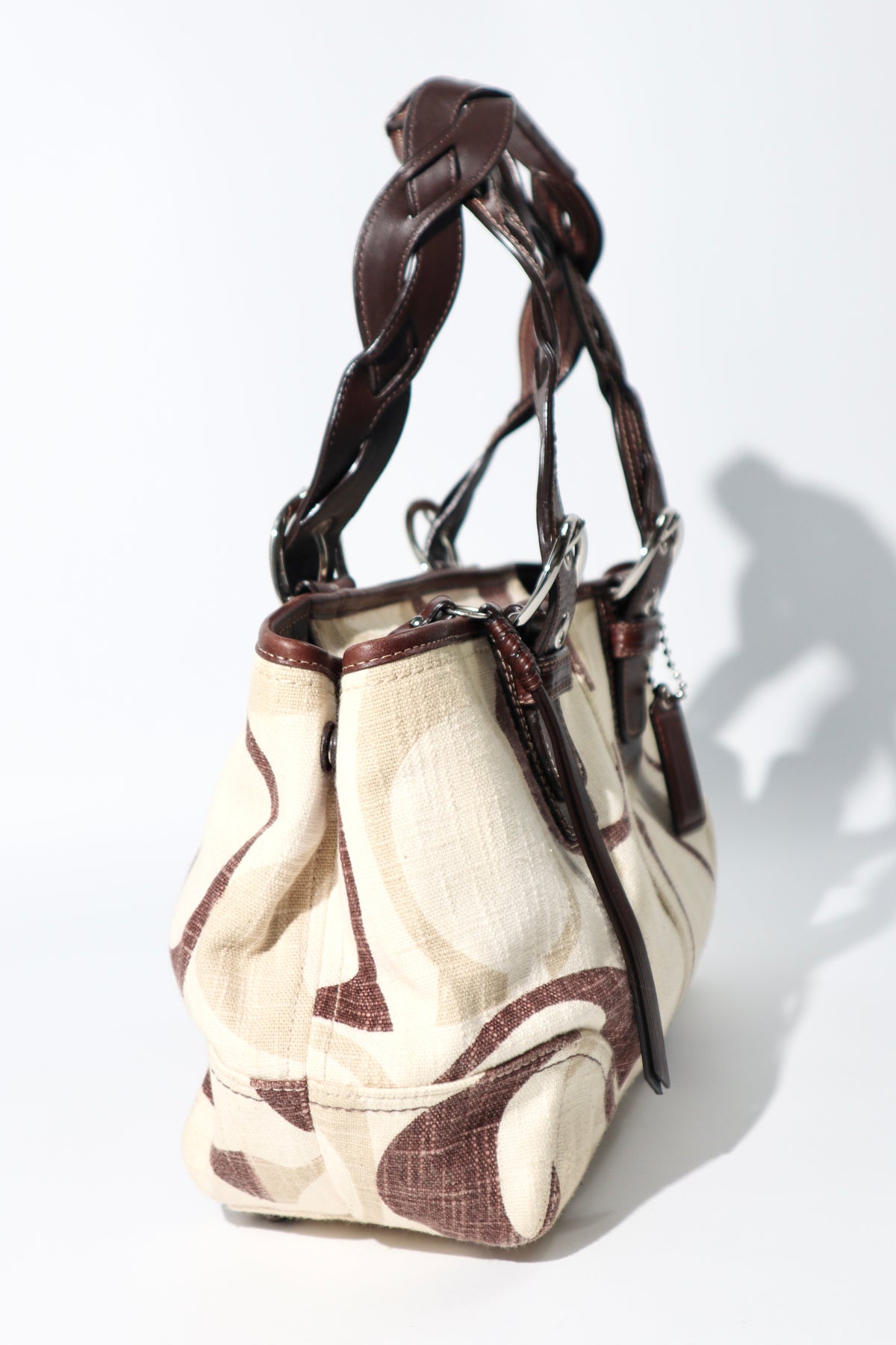 Coach Soho Brown Optic Monogram Shoulder Bag, style 12195