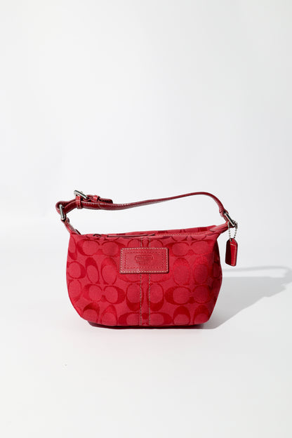 Coach Mini Flower Pochette in Rot - 41103
