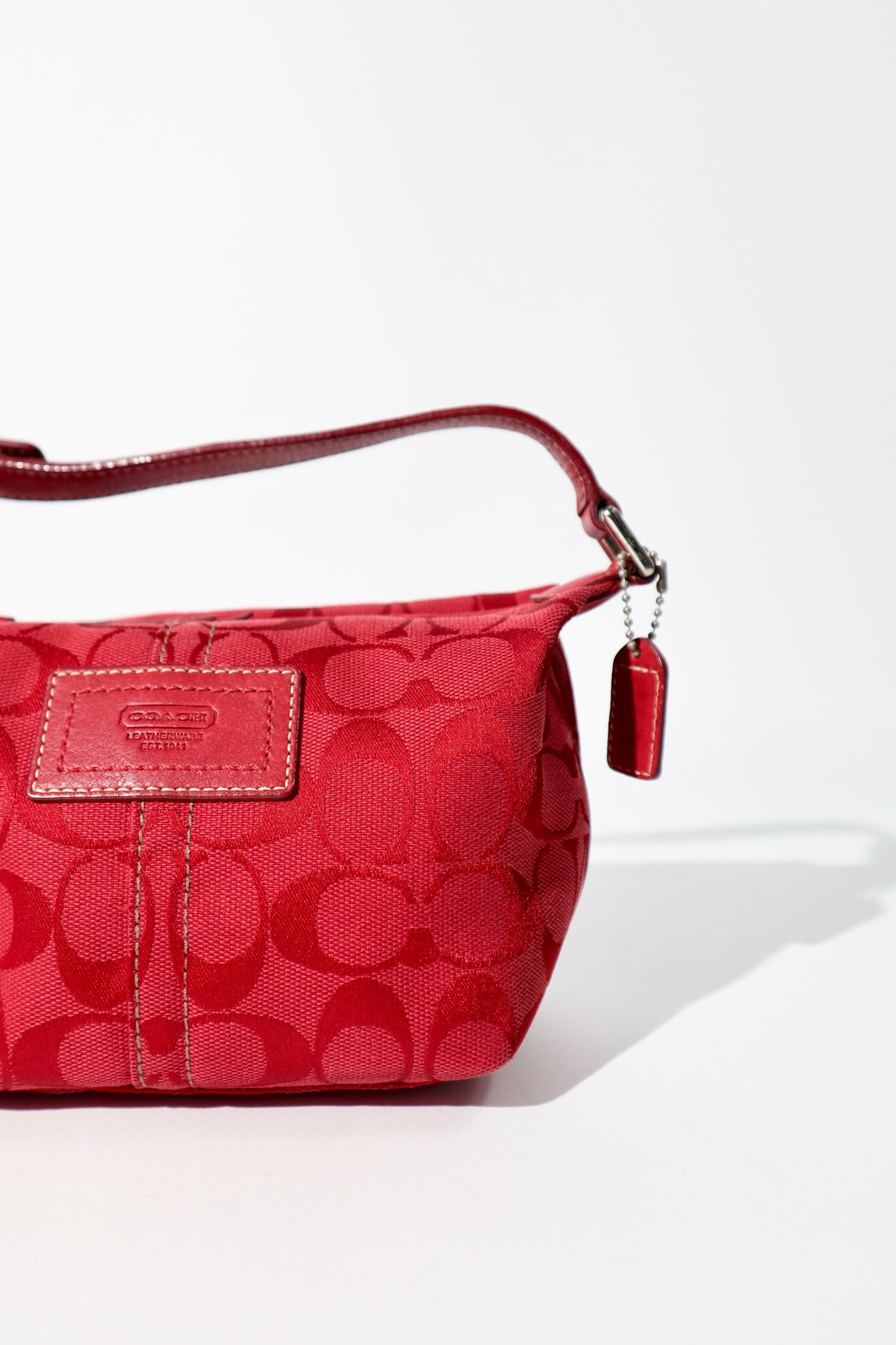 Coach Mini Flower Pochette in Rot - 41103
