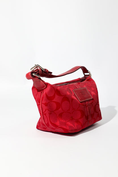 Coach Mini Flower Pochette in Rot - 41103