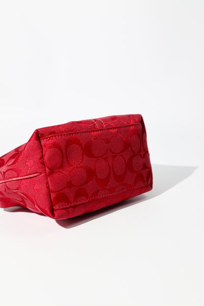 Coach Mini Flower Pochette in Rot - 41103