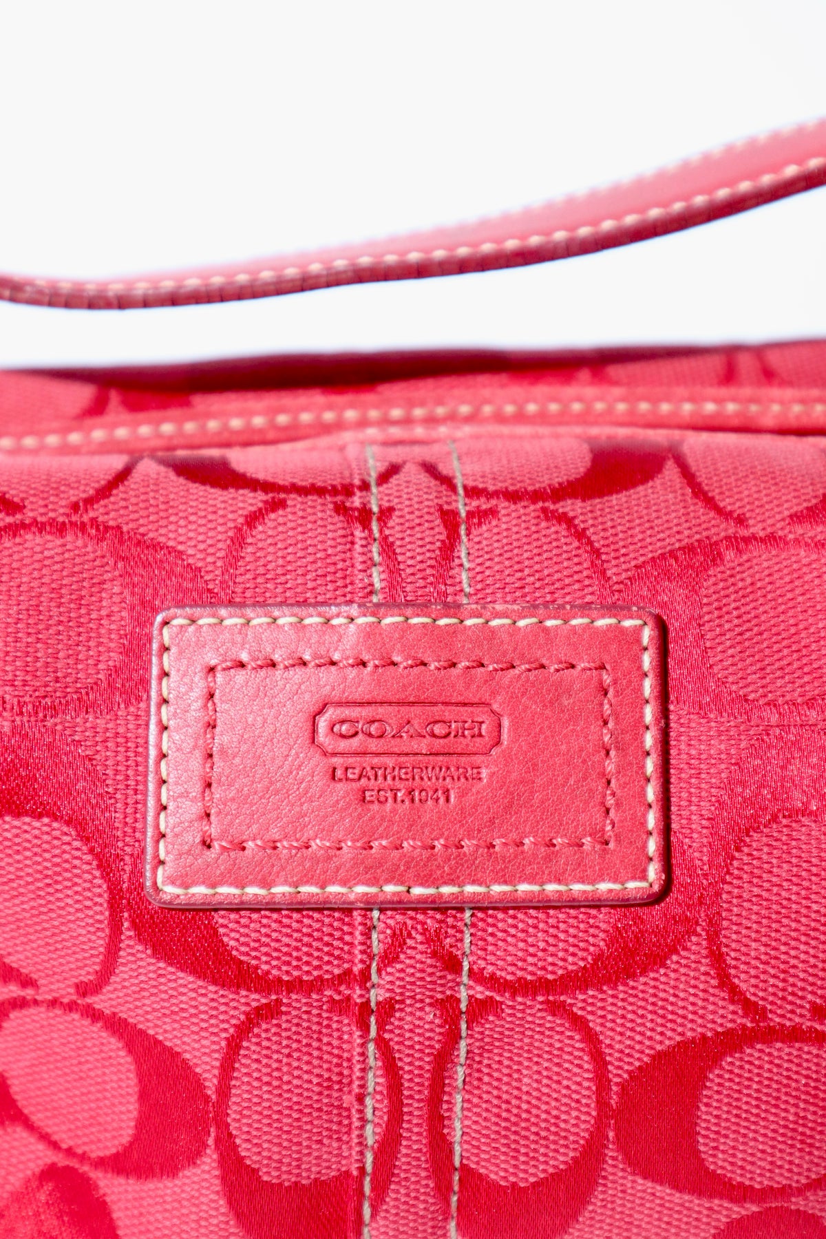 Coach Mini Flower Pochette in Rot - 41103