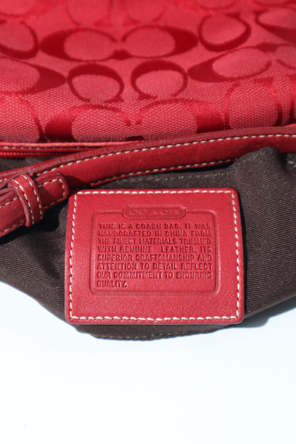 Coach Mini Flower Pochette in Rot - 41103