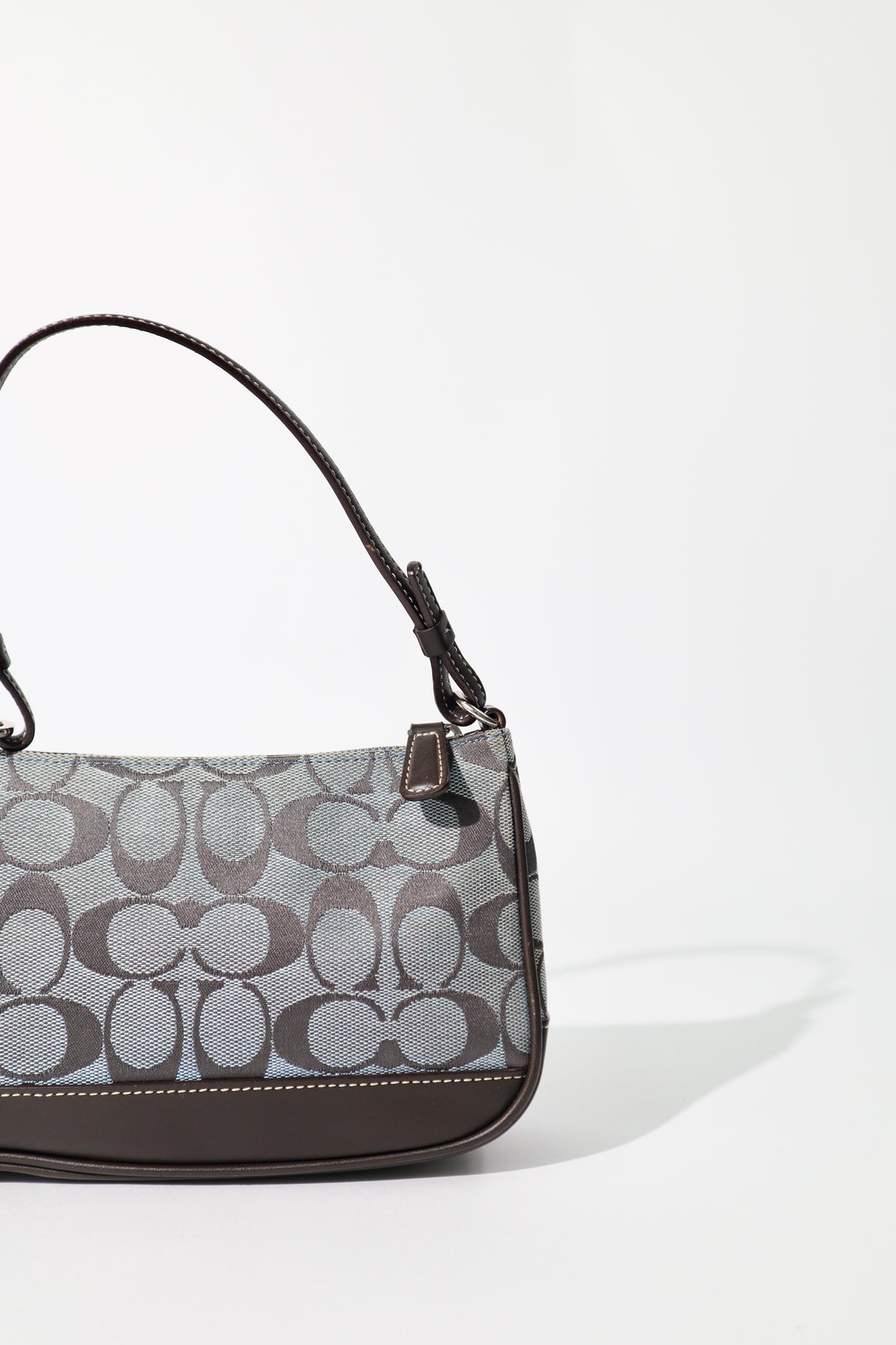 Coach Vintage 2003 Y2K Mini Pouch In Navy in style 6094