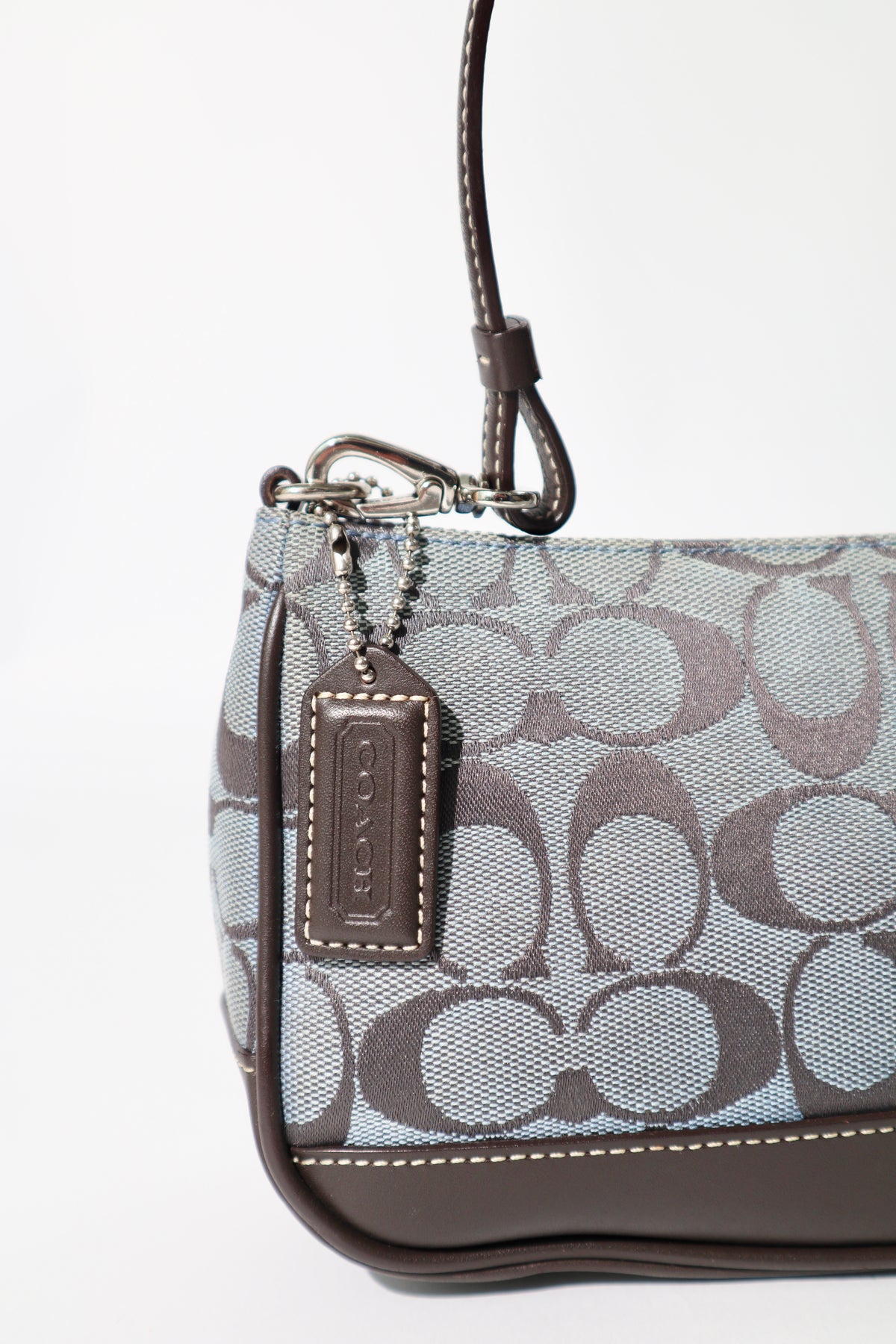 Coach Vintage 2003 Y2K Mini Pouch In Navy in style 6094