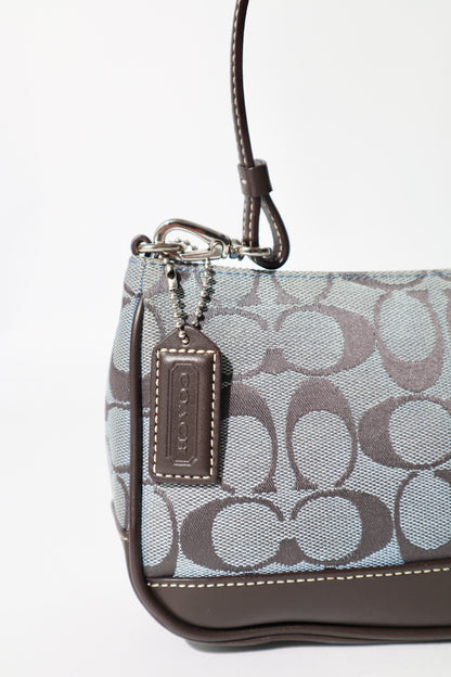 Coach Vintage 2003 Y2K Mini Pouch In Navy in style 6094