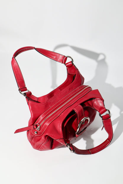 Coach Soho Lynn Pleated Leather Hobo Shoulder Bag, style F15527