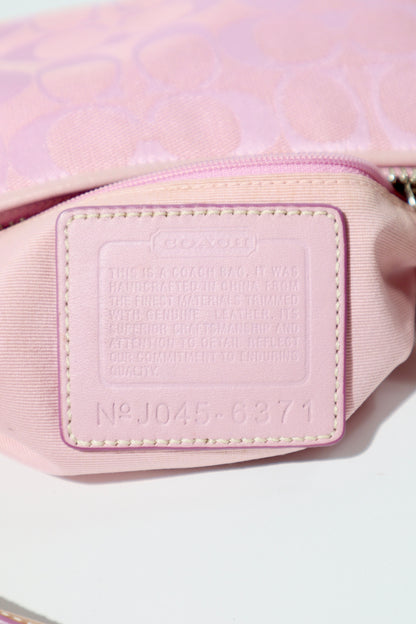 Coach Baby Pink Demi Baguette Shoulder Bag, Style 6371 (Rare Find)