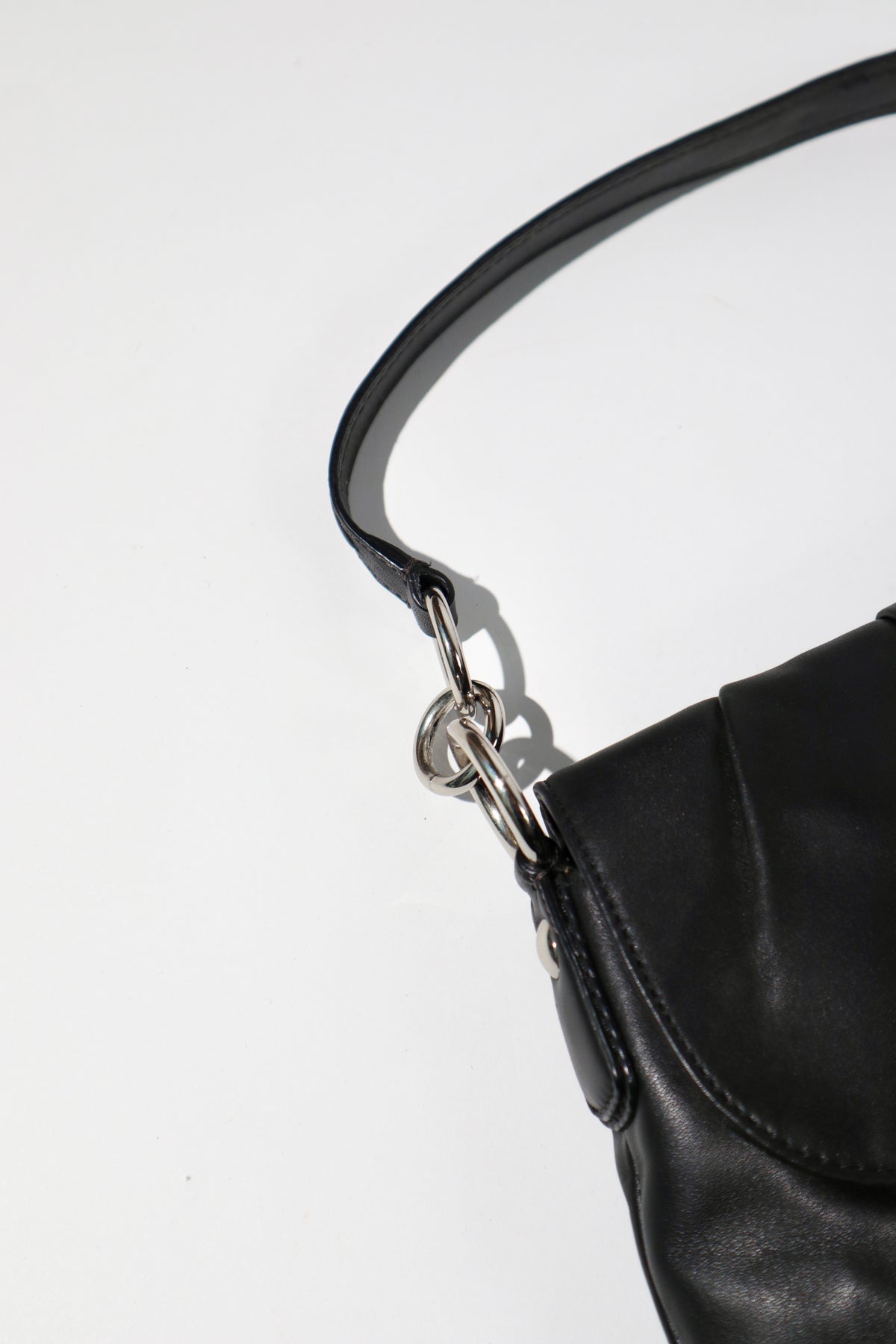 Coach Soho Black Leather Shoulder Bag, style F17217