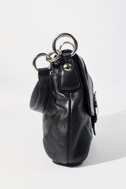 Coach Soho Black Leather Shoulder Bag, style F17217