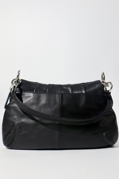 Coach Soho Black Leather Shoulder Bag, style F17217