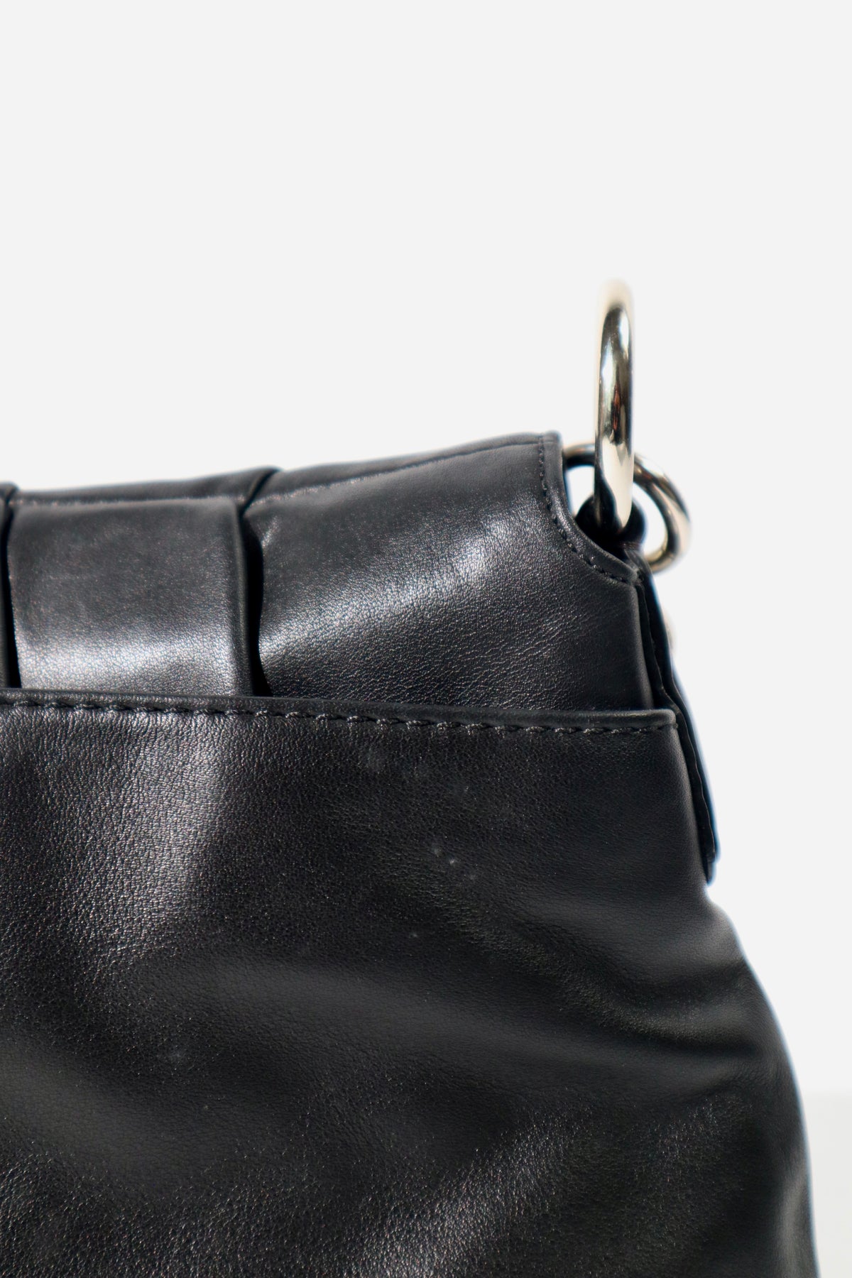Coach Soho Black Leather Shoulder Bag, style F17217