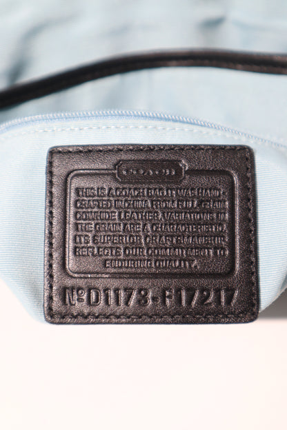 Coach Soho Black Leather Shoulder Bag, style F17217