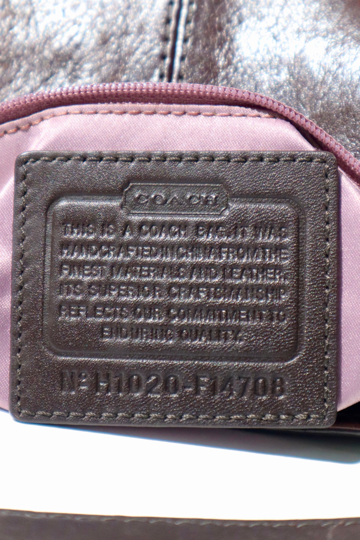 Vintage Coach Zoe Signature Canvas Tote Bag in Brown