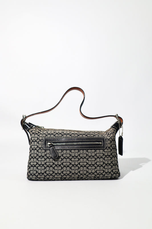 Coach Bucket Shoulder Bag in Black/Grey, style 6332