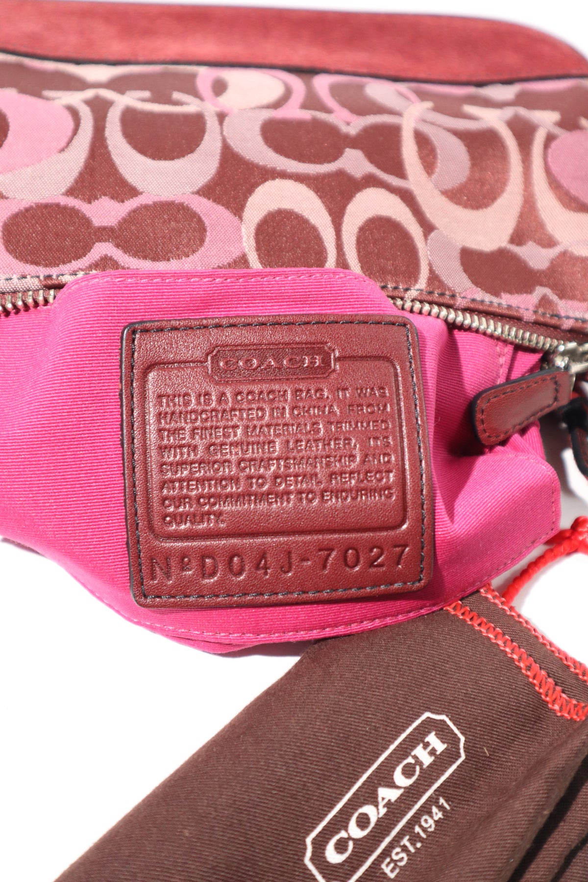 Coach Signature Optic Demi Mini Shoulder Bag, style 7027