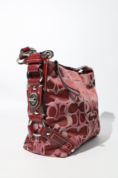 Coach Carly Optic Signature Hobo Bag, style F13980