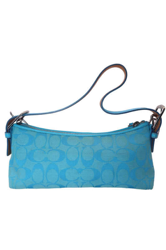 Coach Vintage Baguette / Demi Shoulder Bag in Blue (RESERVED)