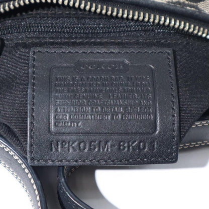 Coach Vintage 2004 Baguette Shoulder Bag in Black & Grey (8K01)
