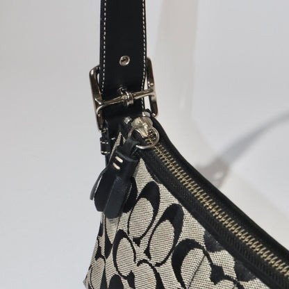 Coach Vintage 2004 Baguette Shoulder Bag in Black & Grey (8K01)