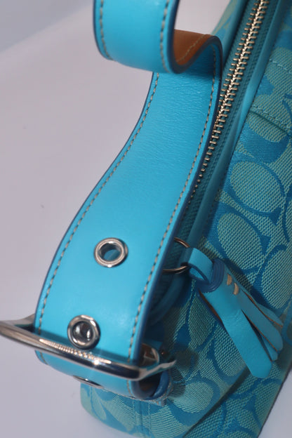 Coach Vintage Baguette / Demi Shoulder Bag in Blue (RESERVED)