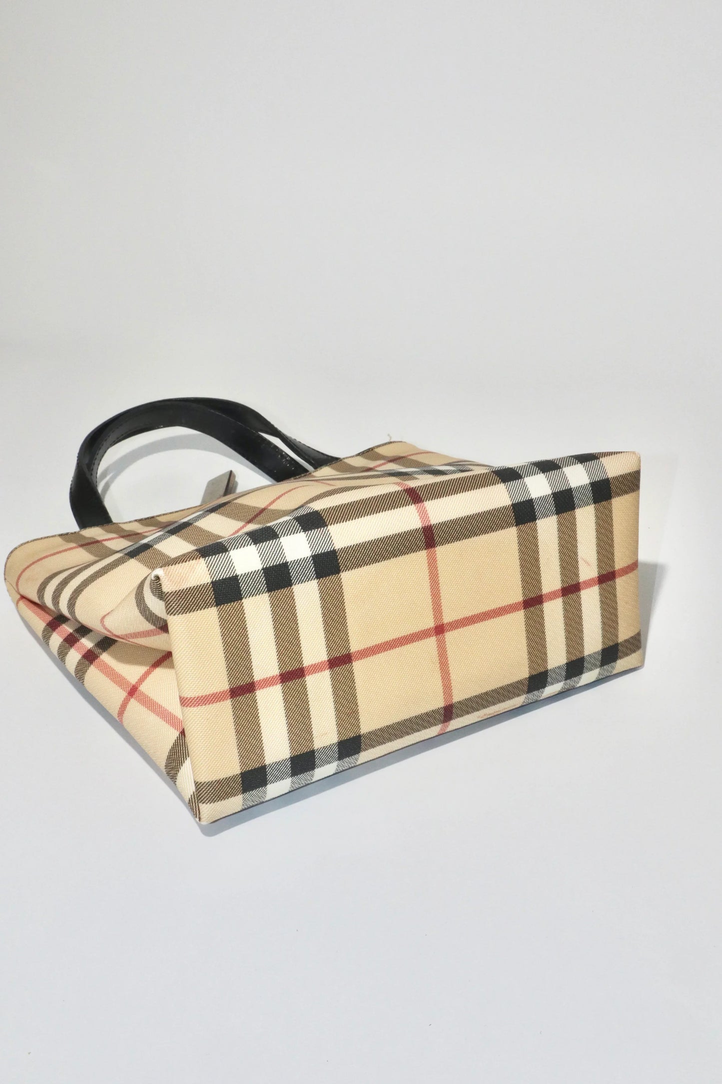 Burberry Beige Check Mini Tote Bag - Girl Seazon