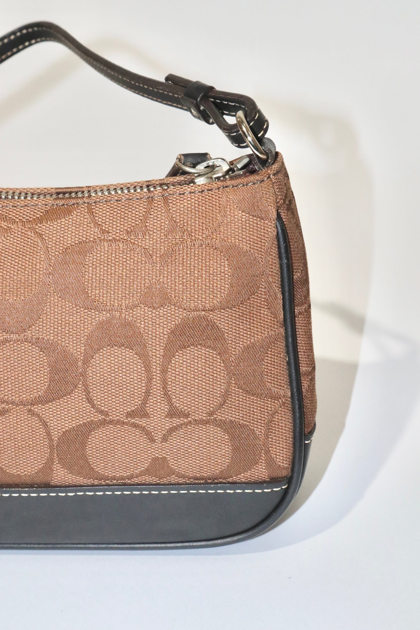 Coach Vintage 2001 Mini Pouch in Chocolate