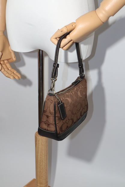 Coach Vintage 2001 Mini Pouch in Chocolate