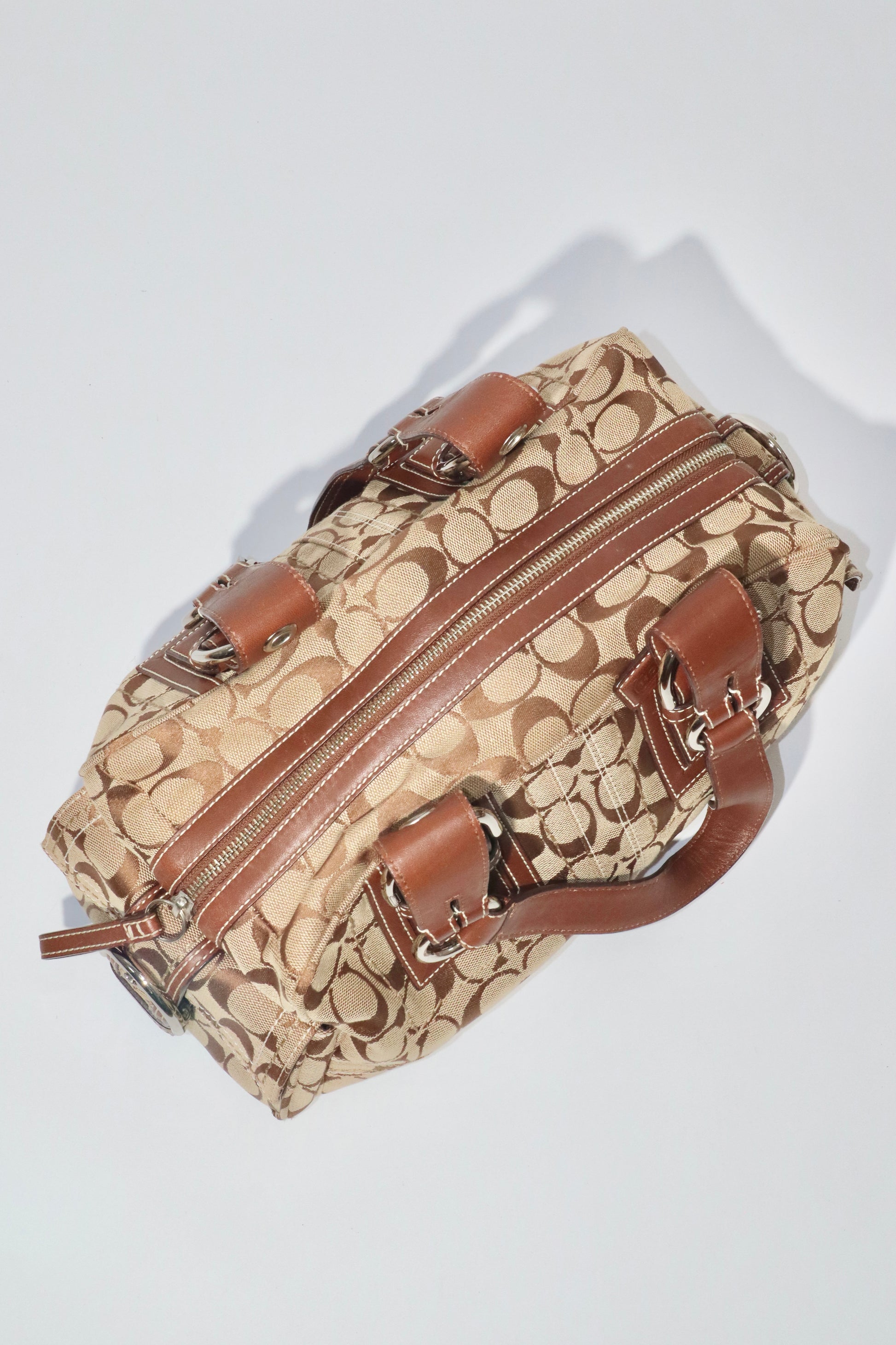 Coach Vintage Duffle Shoulder Bag in Brown - Girl Seazon
