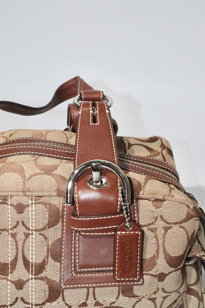 Coach Vintage Duffle Shoulder Bag in Brown - Girl Seazon
